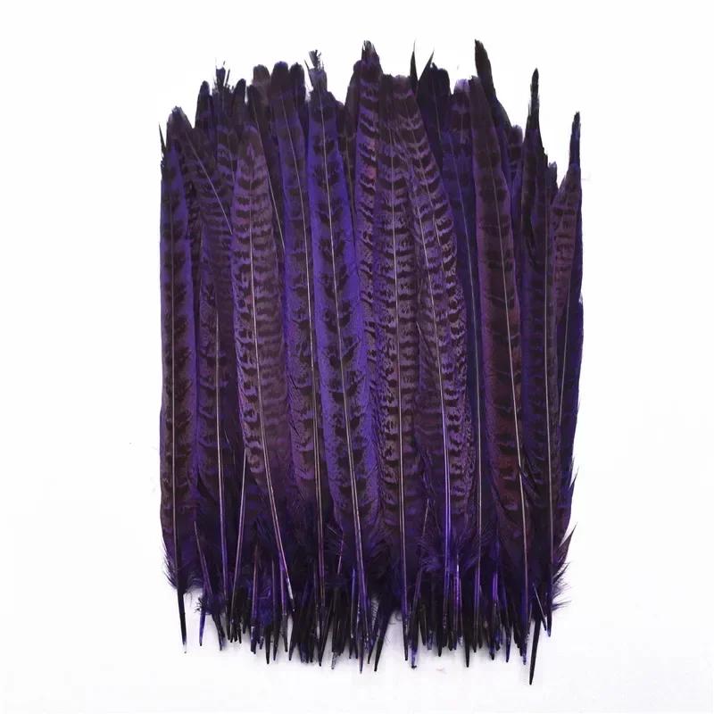 10Pcs Colorful Natural Female Pheasant Feathers for Decoration Crafts Long Chicken Feather Decor Carnival Accessories Decoration