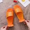 Solid Color Lobster Shaped Men's and Women's Slippers with Anti Slip Lightweight and Fashionable Home Slippers