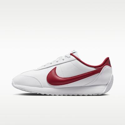 Nike Pacific Leather Casual Shoes Women s White Red 36.5