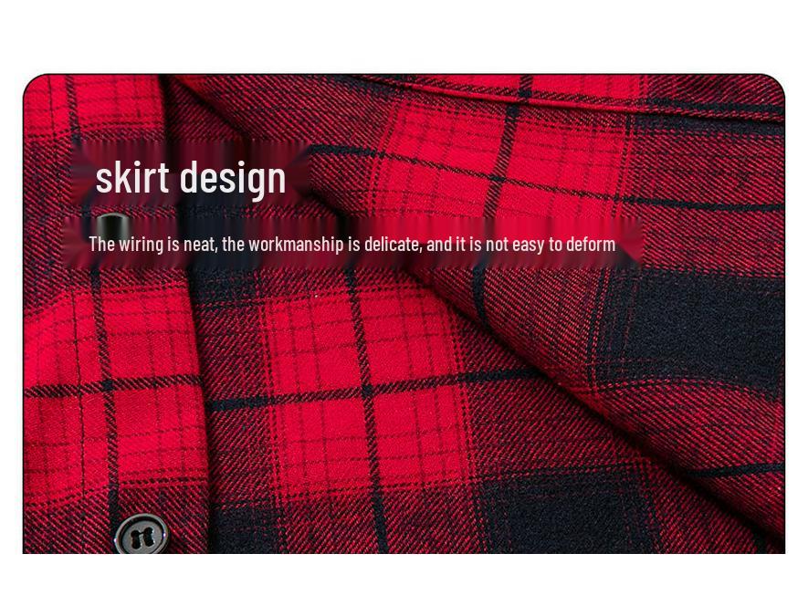 Boys' Spring & Autumn Plaid Long-Sleeve Shirt - Korean Style, Comfortable, Pure Cotton for Older Kids