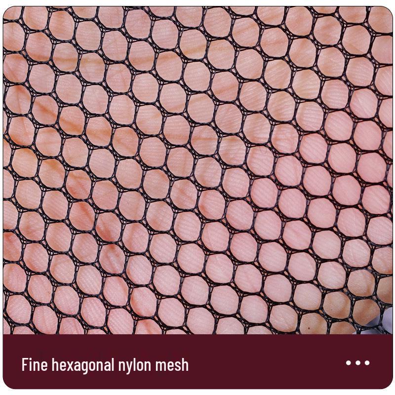 Portable Telescopic Stainless Steel Fish Landing Net with Folding Triangle Head