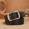 Men's Genuine Leather Vintage Pin Buckle Belt - Fashion Casual Waist Belt for Jeans