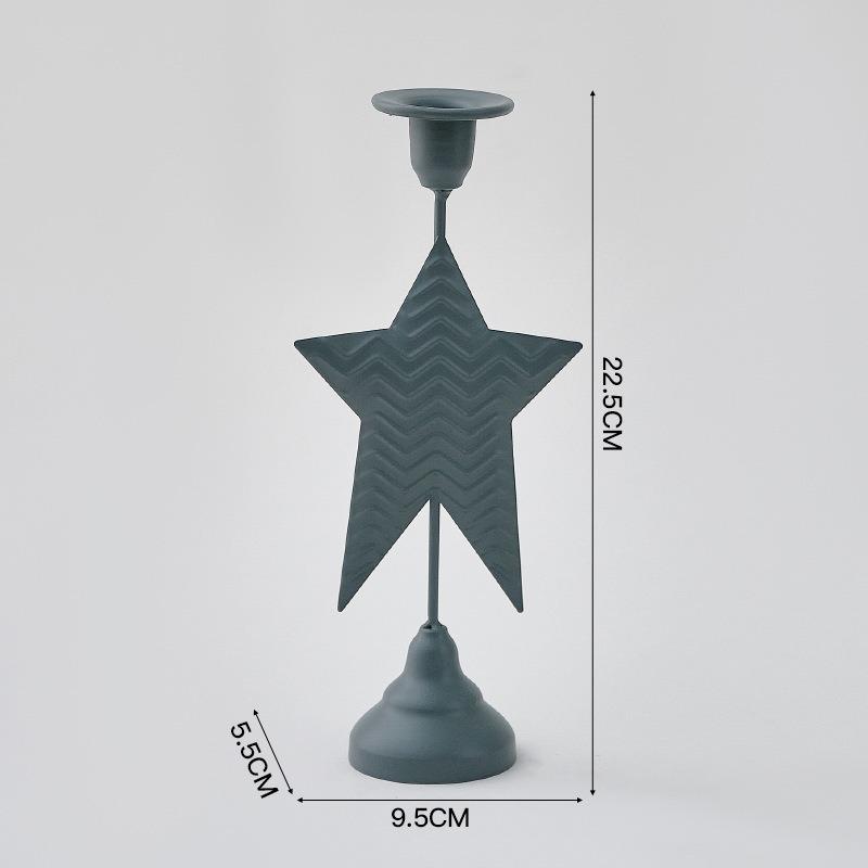 Lantern Metal Candlestick Ornaments Home Candlelight Dinner New Home Desktop Decoration and Arrangement