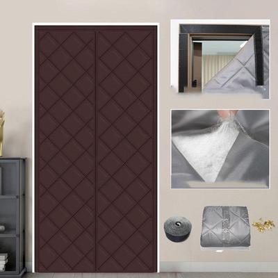 Autumn and Winter Self Absorbing Cotton Home Thickened Door Curtains Thermal Insulation Partition Curtains Winter Cold Curtains