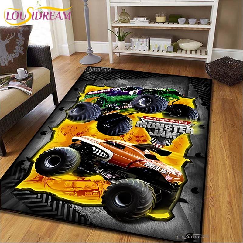 

Ковер Monster Jam Truck для гостиной, спальни, коврик для кухни, детской, нескользящий коврик для пола, ковер-подарок на день рождения, реквизит для фотосъемки 40x60cm