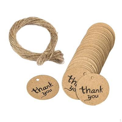 100Pcs Valentine's Day Paper Gift Tags Packing Decoration Hanging Labels