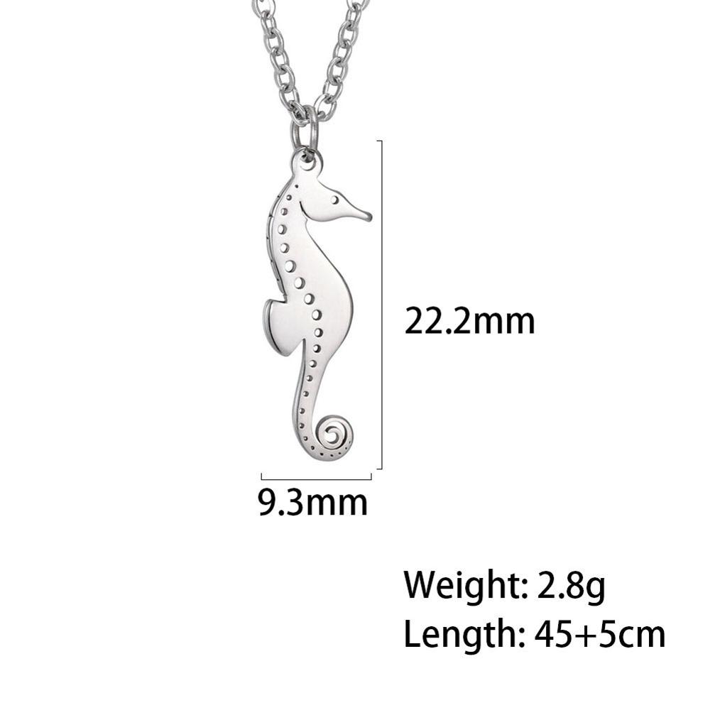 Cazador Stainless Steel Animal Pendant Necklace Cute Cat Dog Pet Whale Elephant Fish Penguin Necklaces Jewelry Gift for Women