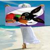 Ultra-Soft Beach Towel with Bing Theme,Ideal for Pool - Camping, Diving - Perfect Travel Essential, Vibrant Beach Towel.