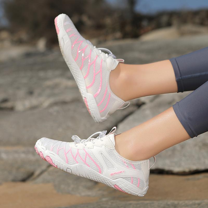 Schnelltrocknende Strandwatschel-Sneaker Atmungsaktive Unisex-Wassersport-Schuhe Rutschfeste Wasserschuhe zum Surfen Tauchen Canyoning