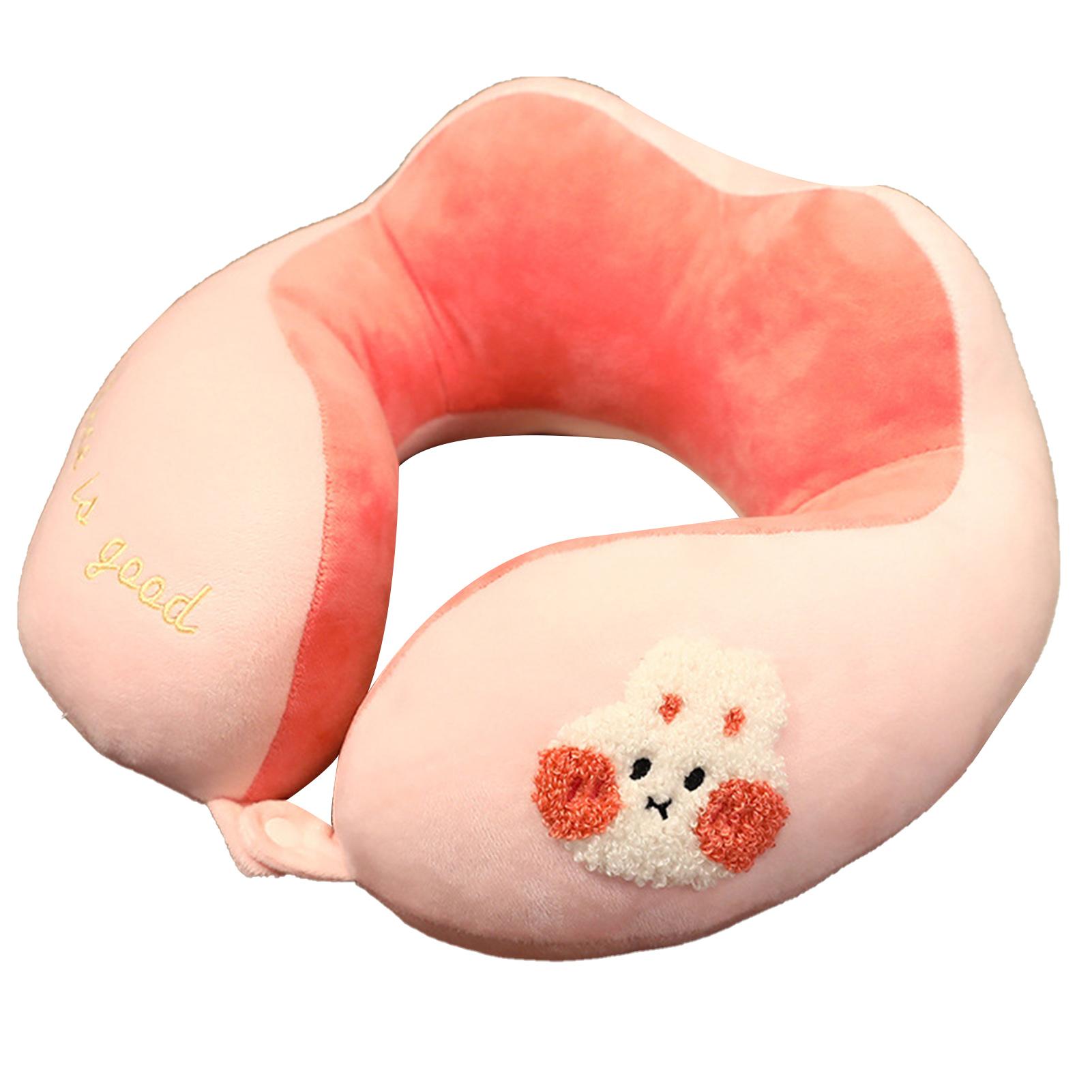 

Подушка для шеи Милое животное Высокая упругость U-образный подголовник Подушка для самолета для путешествий Офис Собака About 30x30cm/11.8x11.8in