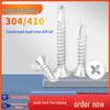 304/410 Stainless Steel Flat Head Phillips Self-Drilling Countersunk Screws