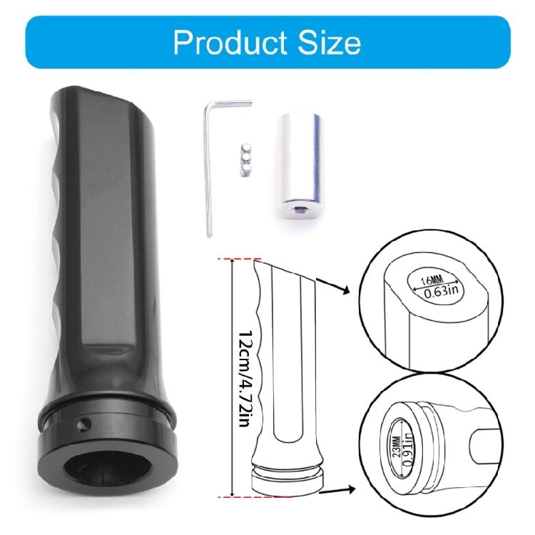 Aluminum Handbrake Cover Stylish Handbrake Handle Sleeve Simple for Car Elevates Interior Aesthetics & Driving Enjoyment