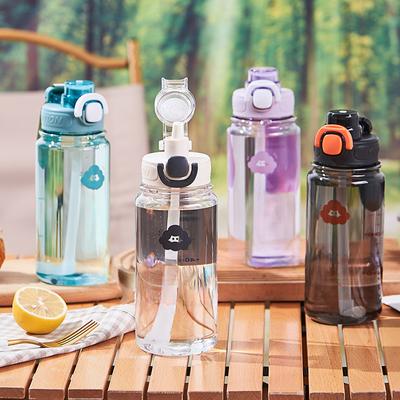 Sports Cup Sipping Cups for Men and Women Students Portable Simple Summer Drinking Water Bottles for Children Direct Drinking Plastic Cups.