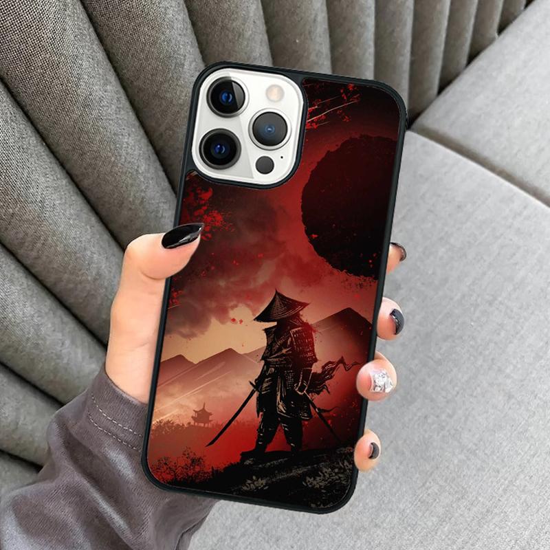 

Samurai Phone Case For iPhone 17 Air 16 16e 15 13 14 Pro Max 11 12 Plus 2022 MAX Shell Cover coque iPhone 12pro max