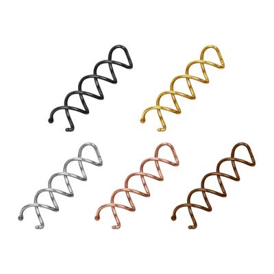 Twist Fashion Twist Hair Clamps 10 Pack Metal Robert Screws for Women Girls Updos Buns Braids Brown Hair Accessories