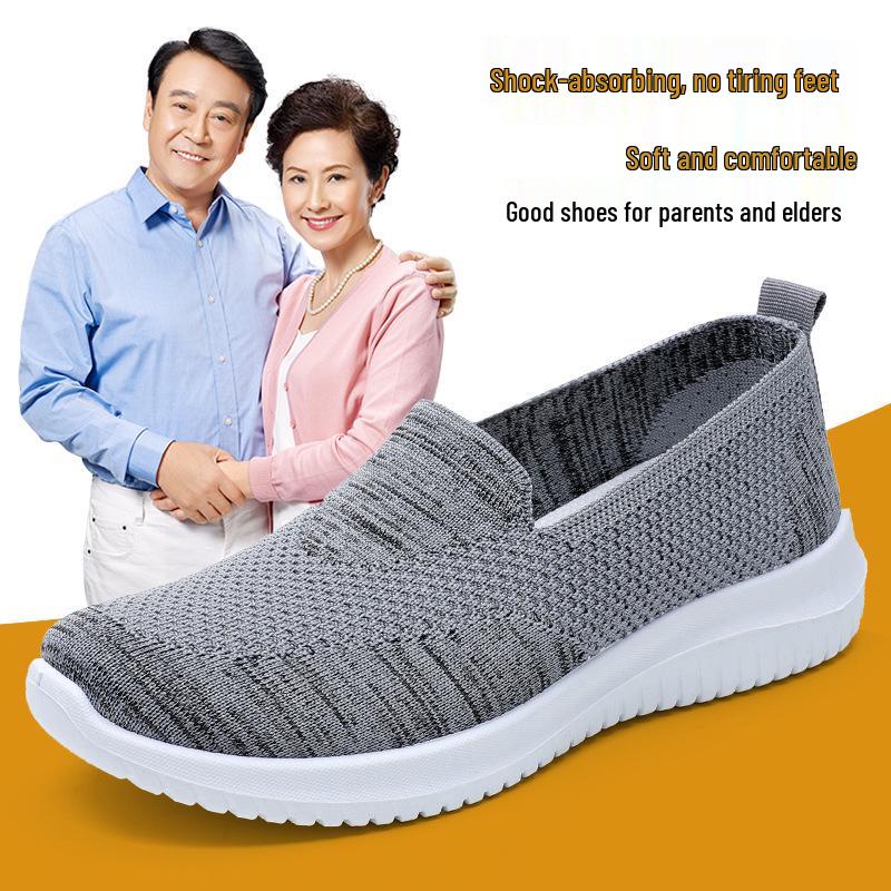 Women's Comfortable Old Beijing Cloth Shoes, Spring 2026 Arrival - Breathable Soft Sole for Seniors