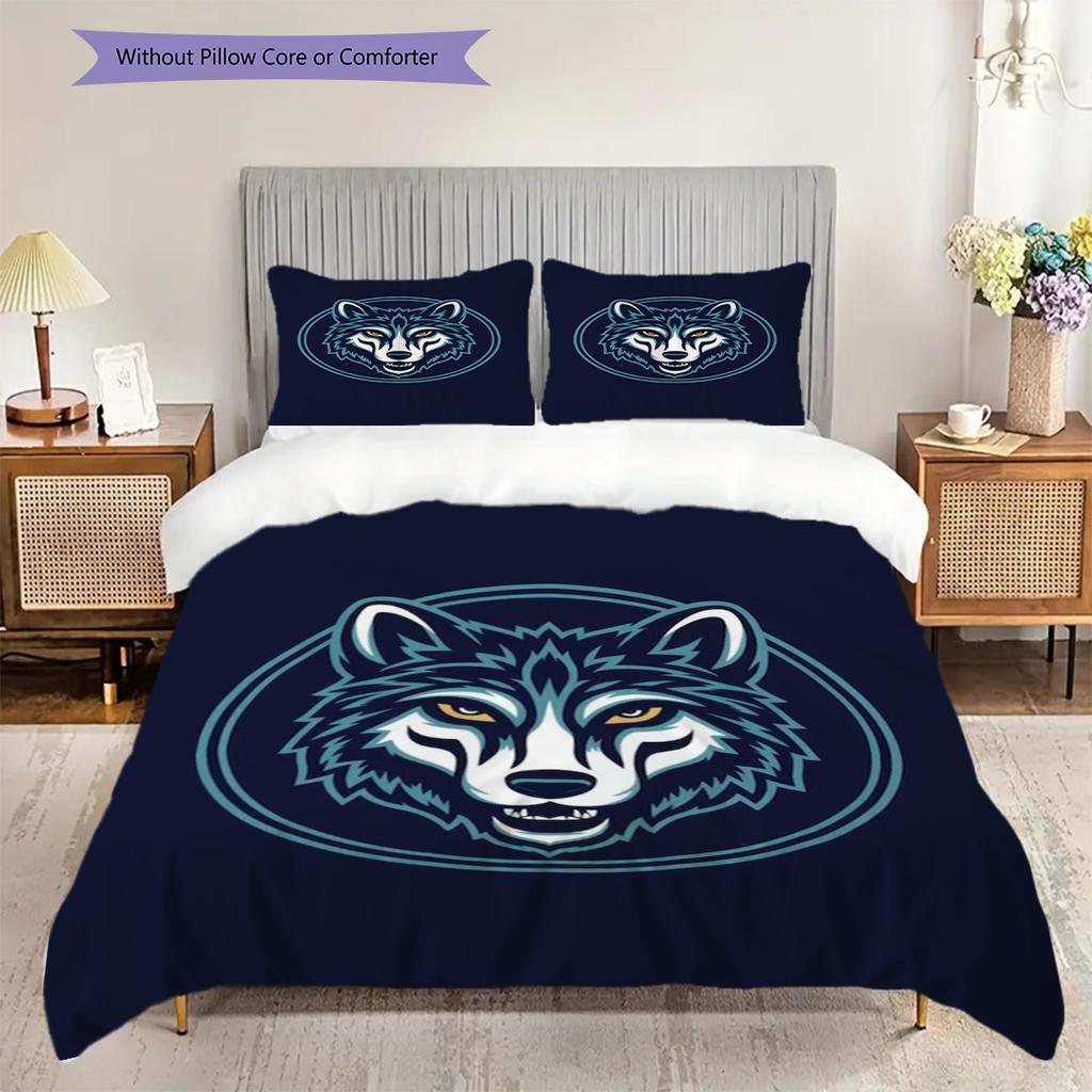 Minnesota Timberwolves Basketball Spirit Bedding(1 * Duvet Cover + 2 * Pillowcase, Without core)Bedding Set Soft and Comfortable