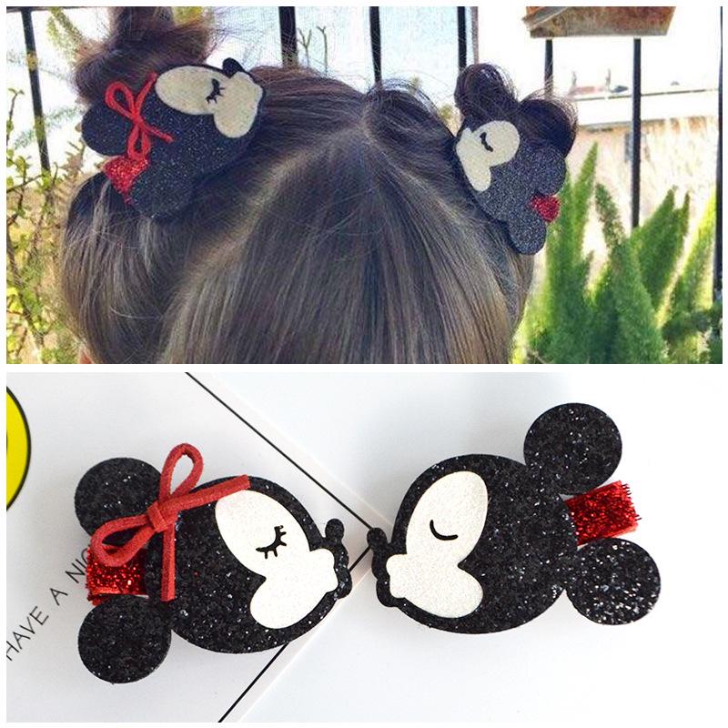 Cute Cartoon Princess Girls Kids Hair Clips Hairpins Accessories For Children Hair Bow Barrette Hairclip Headwear Headdress