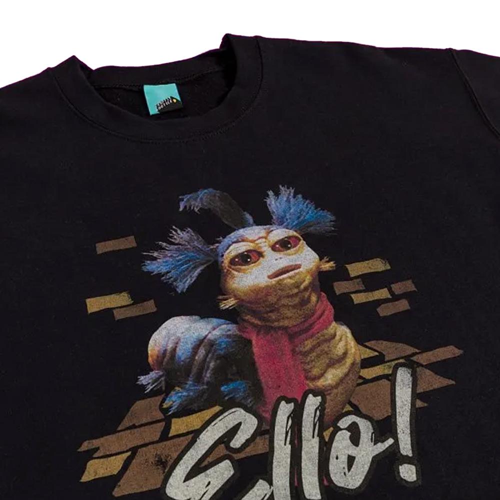 Labyrinth Unisex Erwachsenen Brickwork Worm Sweatshirt