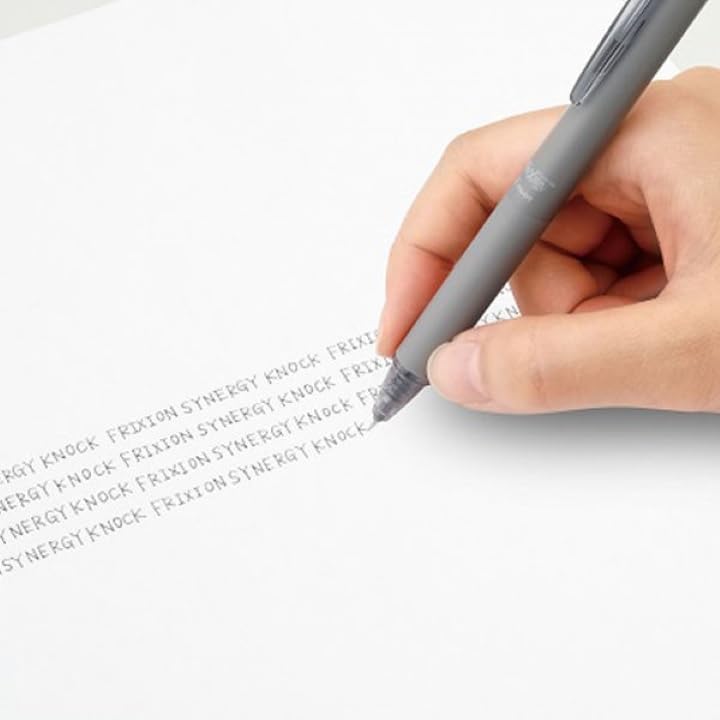 Pilot Frixion Synergy Knock Gel Ink Ballpoint Extra x 3 pens Pen, 0.3mm Fine, Blue-Black, LFSK-13-BB