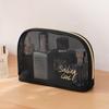 MDNG Transparent Mesh Cosmetic Toiletry Bag