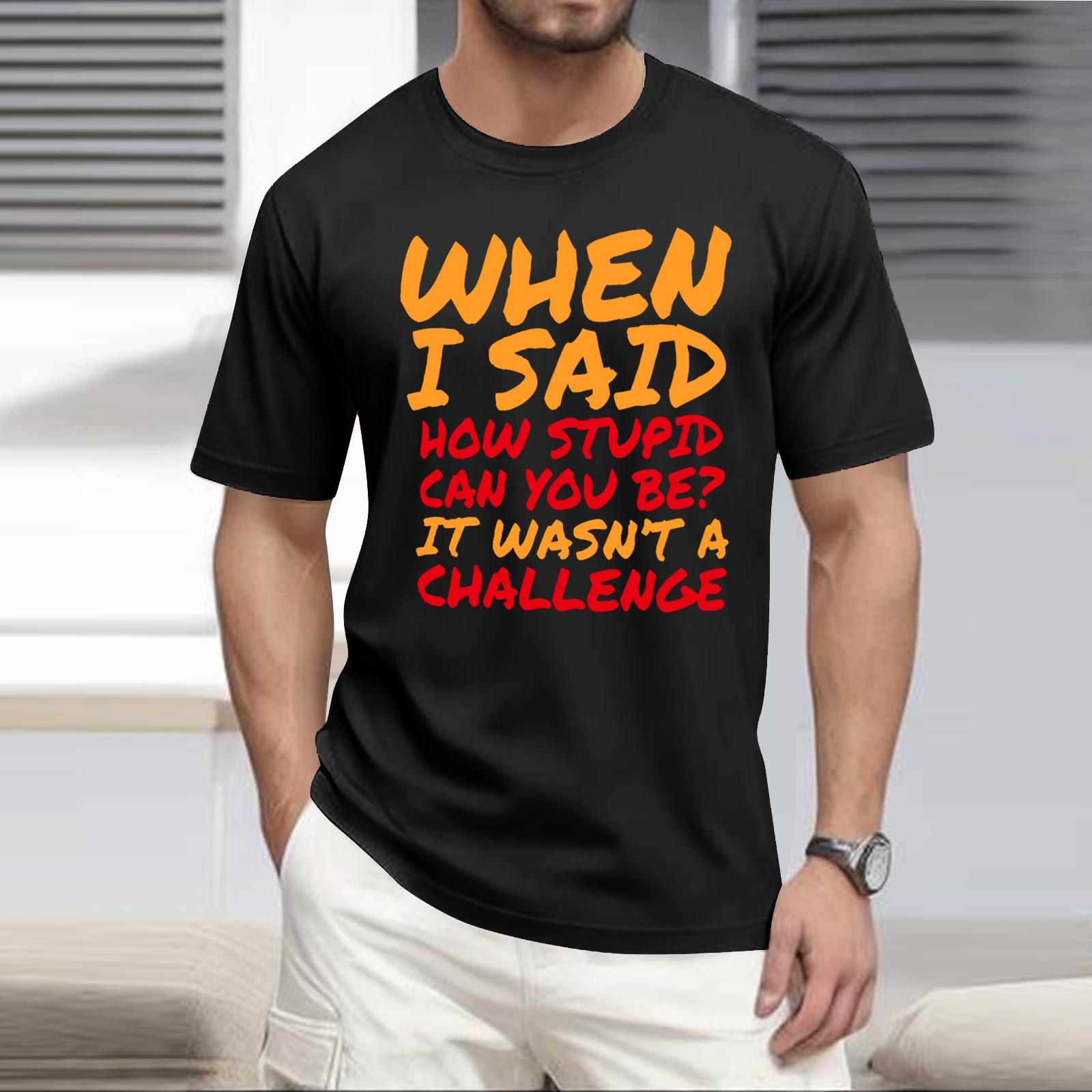 

Летняя мужская популярная футболка с круглым вырезом и коротким рукавом с принтом XXL чёрный