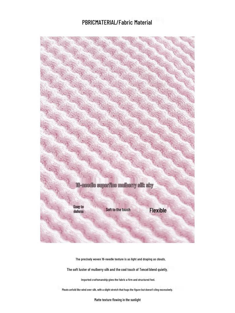 New Chinese Style Silk Blend Frog Button Waist-Hugging Knit Top - Women's Summer Short-Sleeve