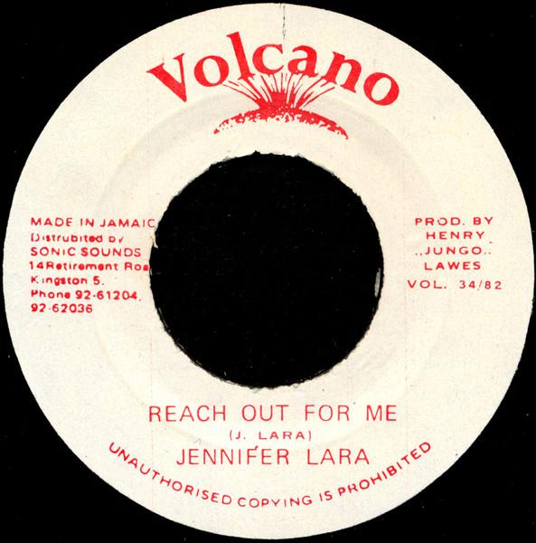 

7inch Record JENNIFER LARA - Reach Out For Me VOL3482 VOLCANO 1982 Jamaica Reggae, Ska & Dub Used