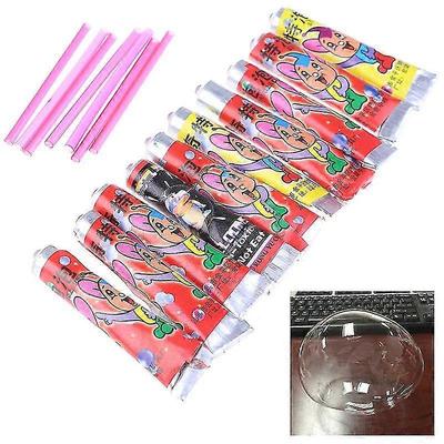 100pcs Bubble Glue Kids Blowing Bubble Ball Toys For Children Space Balloon Toy