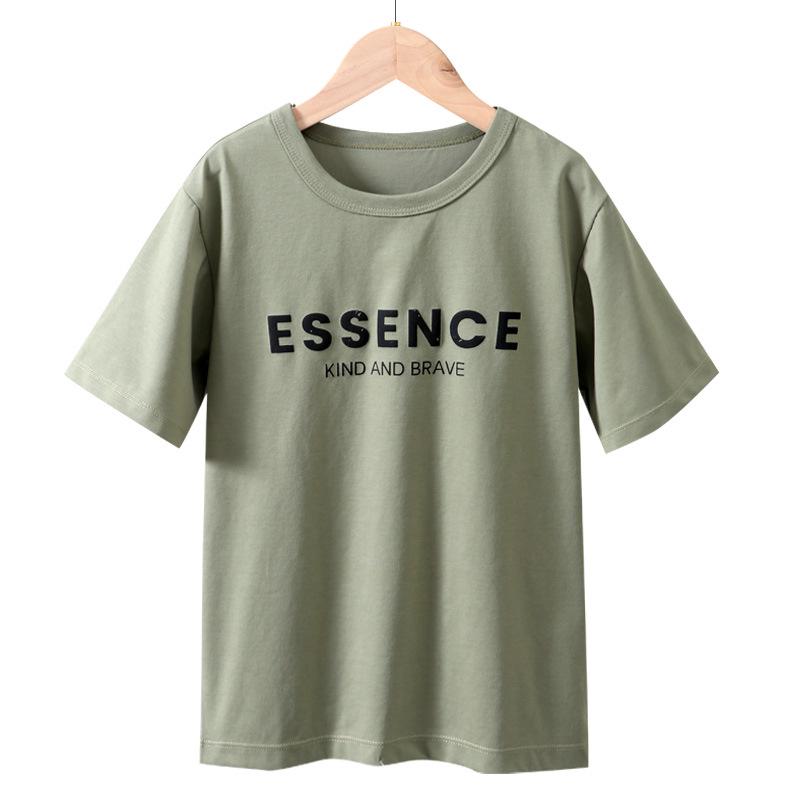 Boys' Mid-Length Summer Short-Sleeve T-Shirt - Parent-Child Outfit