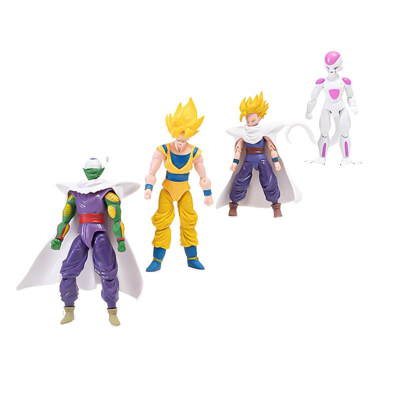 Dragon Ball Z Anime Action Figure Son Goku Vegeta Gohan Frieza Super Saiyan Assembly Model Collectible Toy Gift