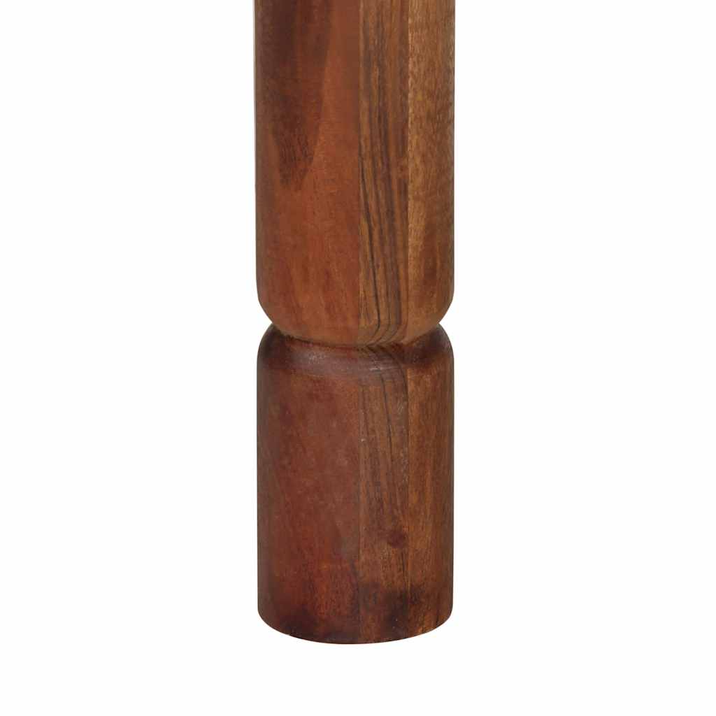 Vidaxl Dining Table, 120X60X77 Cm, Solid Acacia Wood