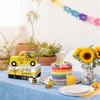 7Pcs Bee Wooden Table Sign Bee Decor