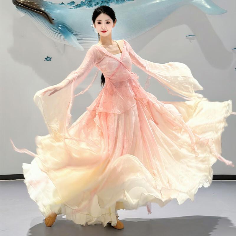 Gradient Gauze Classical Dance Costume L