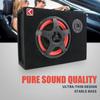 Subwoofer attivo per auto sotto il sedile da 6 pollici 350 W Altoparlante subwoofer per auto alimentato audio stereo per bassi Subwoofer attivo