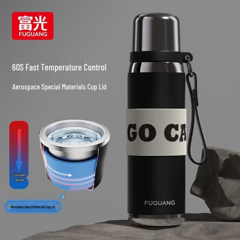 FUGUANG Ruidi 620ML Thermal Mug with Dual-Use Lid