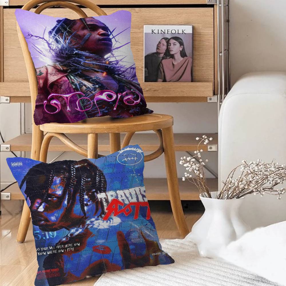 T-Travis Singer S-Scott Cushion Cover Pillow Cover Decor Pillowcase Printed Cushion Case For Couch
