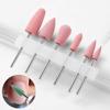 6Pcs/set Gel Polishing Removal Silicone Nail Polishing Head Silicone Nail Drill Bits  Manicurist