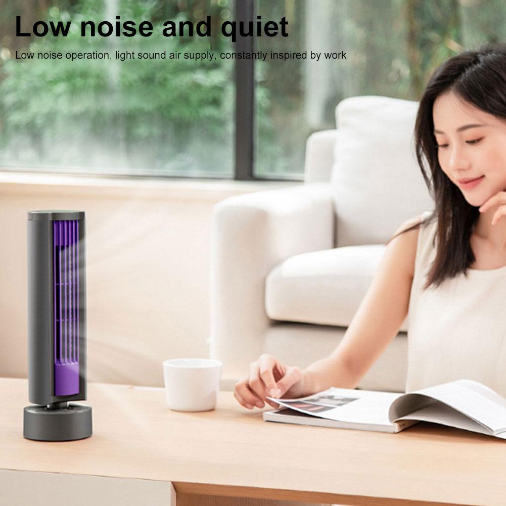 Tragbarer Turmventilator Klimaanlagenventilator 3 Geschwindigkeiten Blattloser Ventilator Leiser Oszillierender Ventilator Standventilator für Schlafzimmer Wohnzimmer Büro