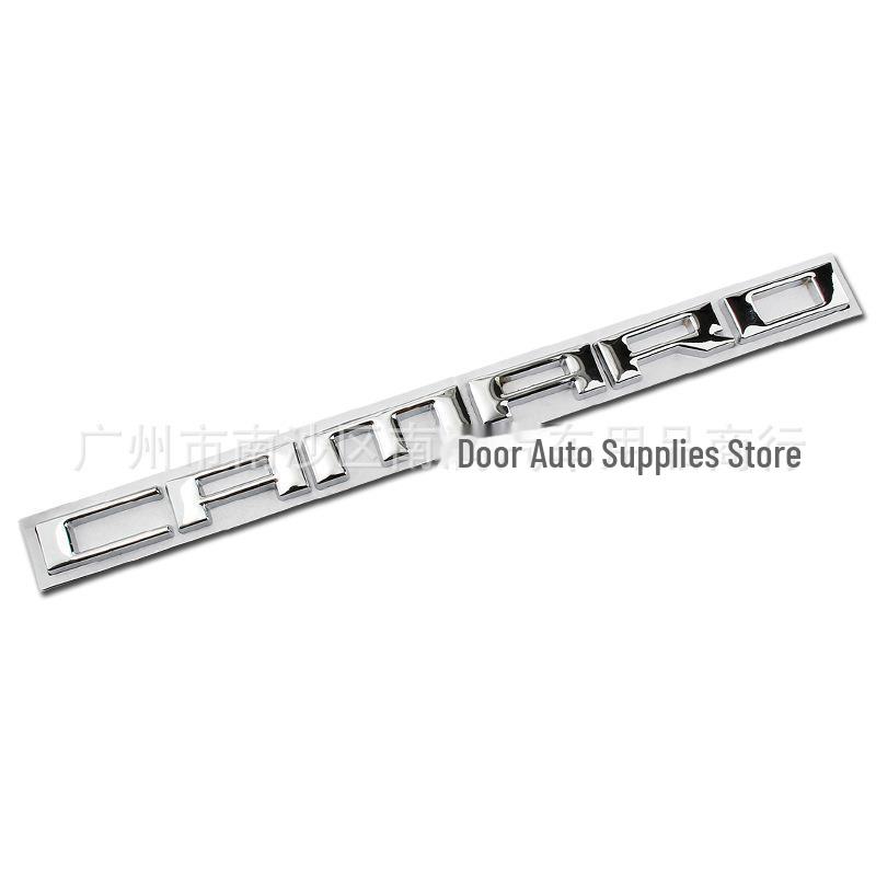 Chevrolet Camaro Bumblebee Car Stickers for Front Hood and Rear - English Metal Logo for Modified Cars.