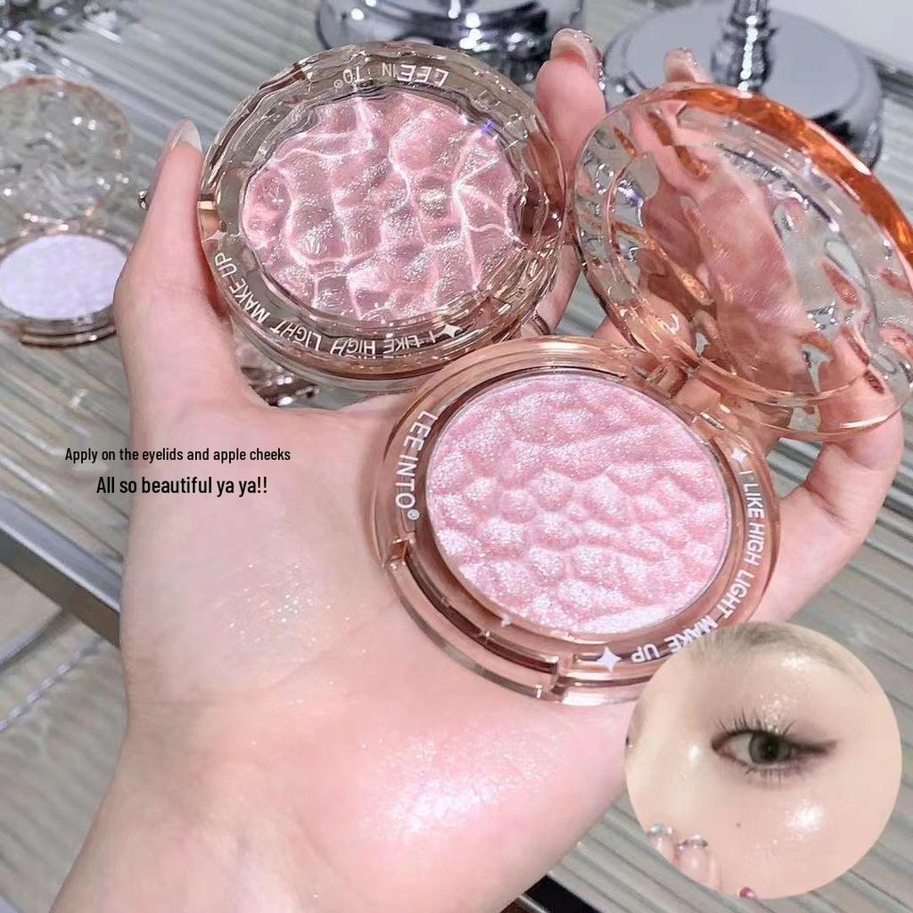 LEEINTO Kristall-Schimmer Langanhaltender Highlighter und jugendlicher Rouge