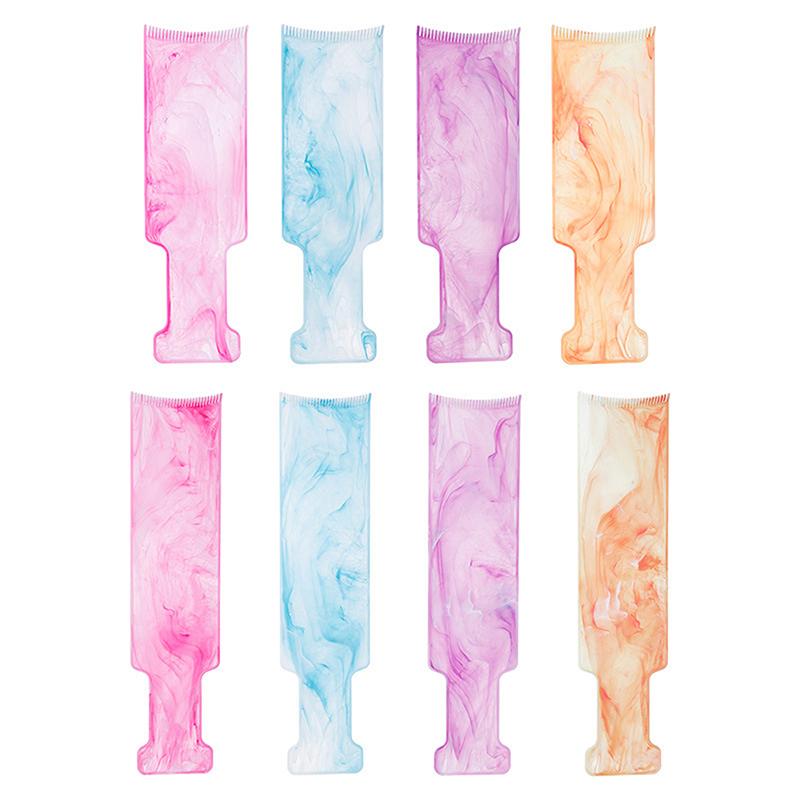 Hair Coloring Board Hairdressing Accessories Hair Coloring Dyeing Board Plate Portable Hair Dyeing Coloring Brush For Barber