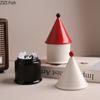 Light Luxury House Toothpick Box Decoration Table Toothpick Floss Cotton Swab Organizer Modern Home Creative Ceramic Storage Box