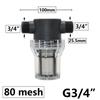 1/2 3/4 1 1.2 1.5 2 Inch Thread Tube Filter 80 120 200 Mesh Filter Joint Garden Hose Connector Aquarium Pump Metal Net Str