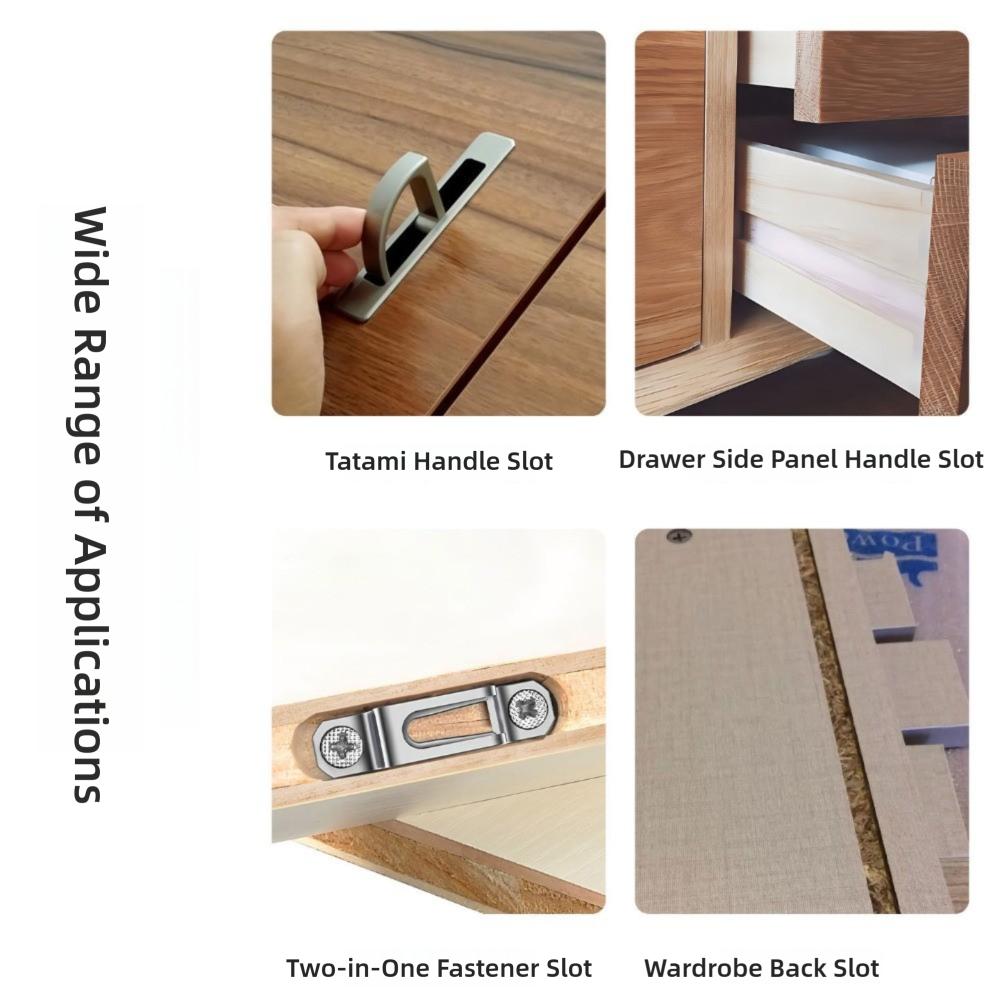 2 In 1 Slotted Board Sturdy Flip Board Trimming Machine  for Wardrobe Furniture Splicing