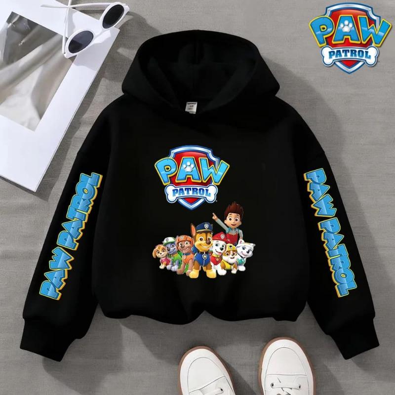 Paw Patrol Clothing for Boy Girl Long Sleeve Hoodie Chase Skye Clothes Tee Comfortable Tops Cartoon Base Swsweatshirt Kids Gift