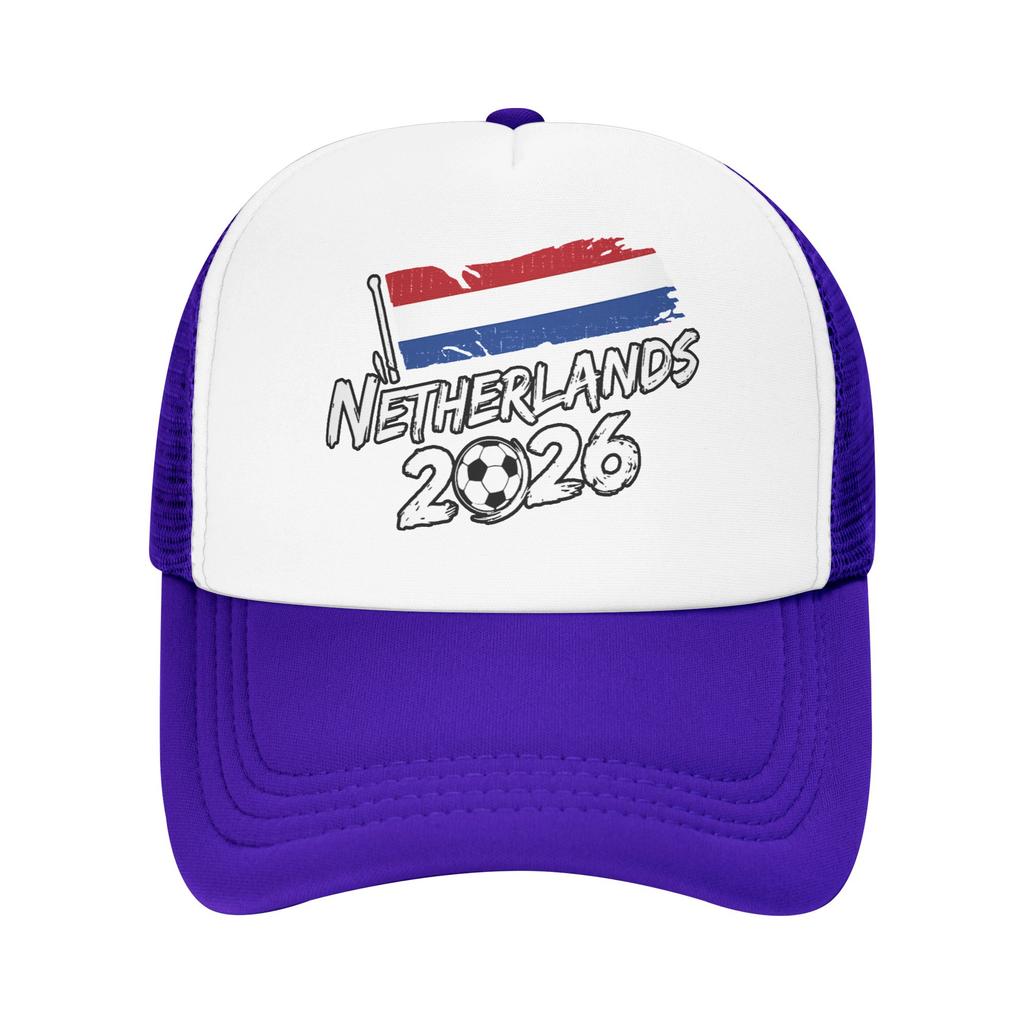 Niederlande Fußball Niederländische Flagge Lässige Sonnenhüte Für Unisex Unisex Frühling Tennis Skate Baseballkappe yk Cool Großhandel Truckerhut