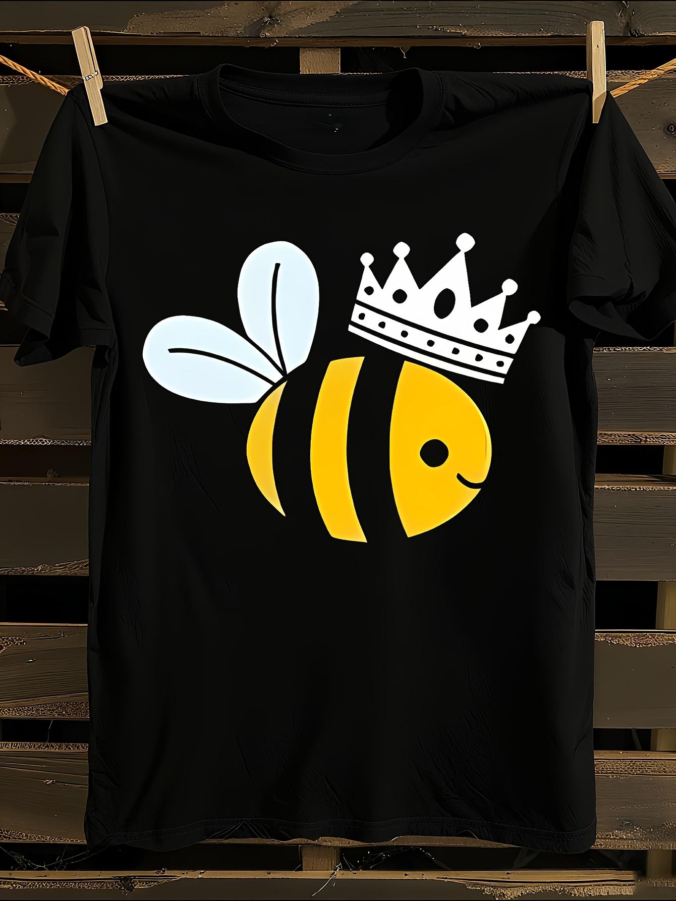Queen B Queen Bee Plus Size Black Bumble Bee Crown and Qu... S