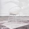 Nordic Iron Art High Back Metal Bar Chair - Stylish and Simple Design.