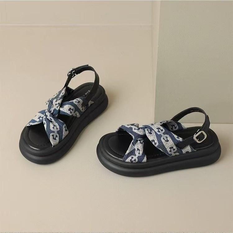 Sandals with Skirts, Fairy Fairy Style Platform Roman Shoes, New High-end Sandals for Summer 2025